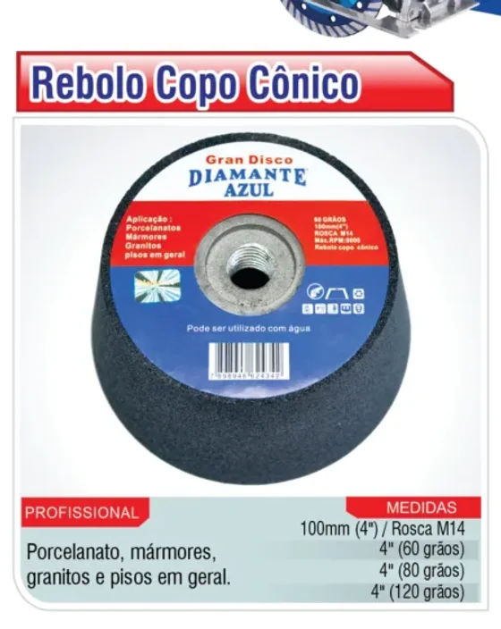 Rebolo Copo Conico