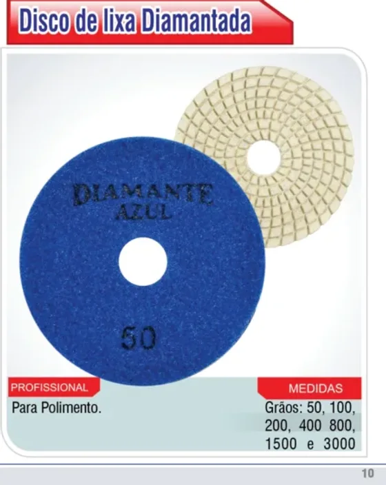 Disco de Lixa Diamantada